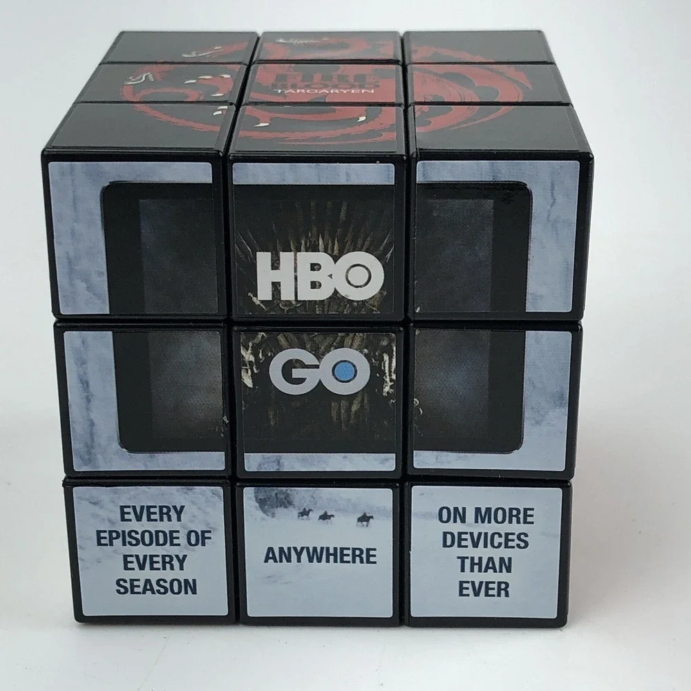 Game Of Thrones Rubiks Cube Puzzle Game Toy‎ HBO Promo TV Show 3x3 Gift Idea New